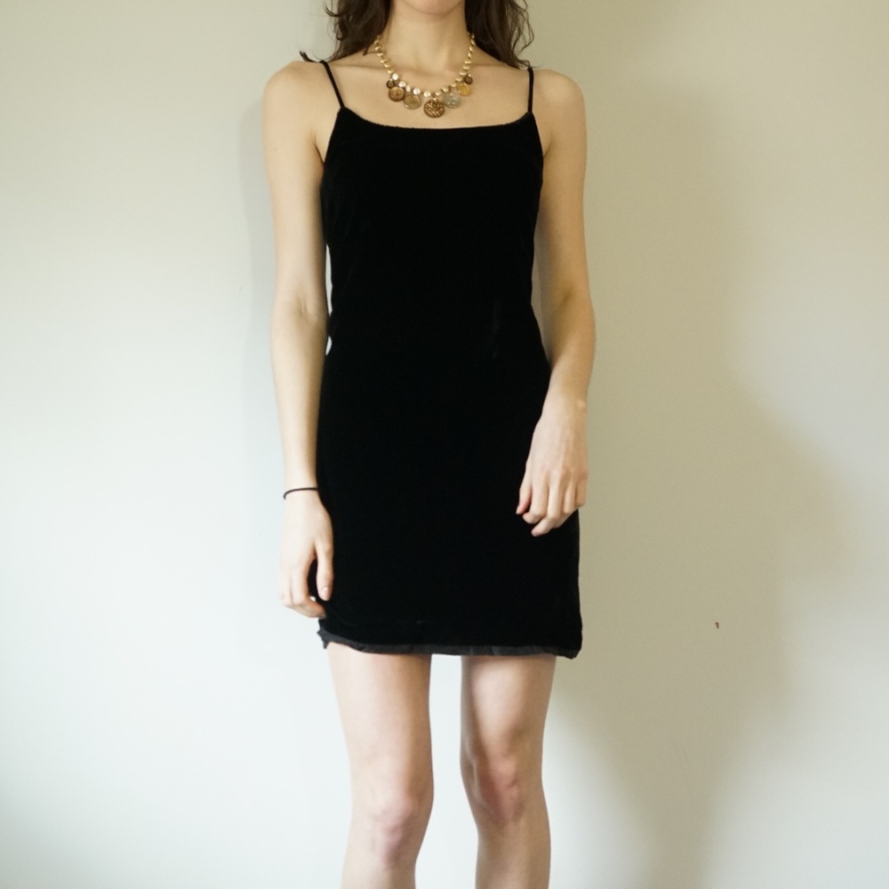 Vintage Ralph Lauren Velvet Cocktail Dress
